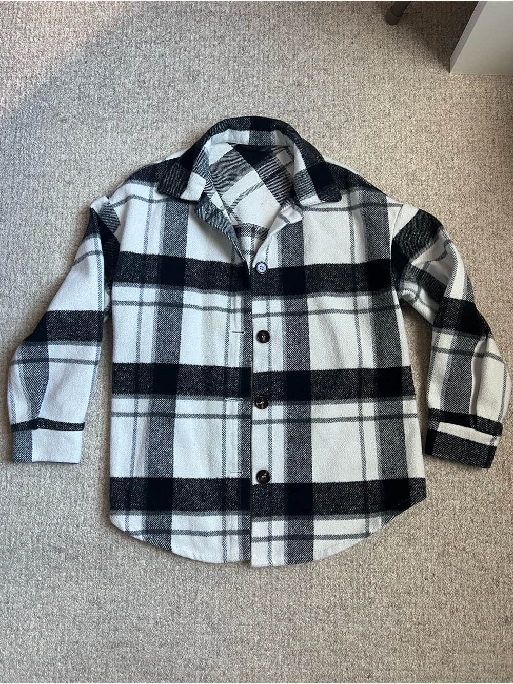 Oversized Flannel Jacket